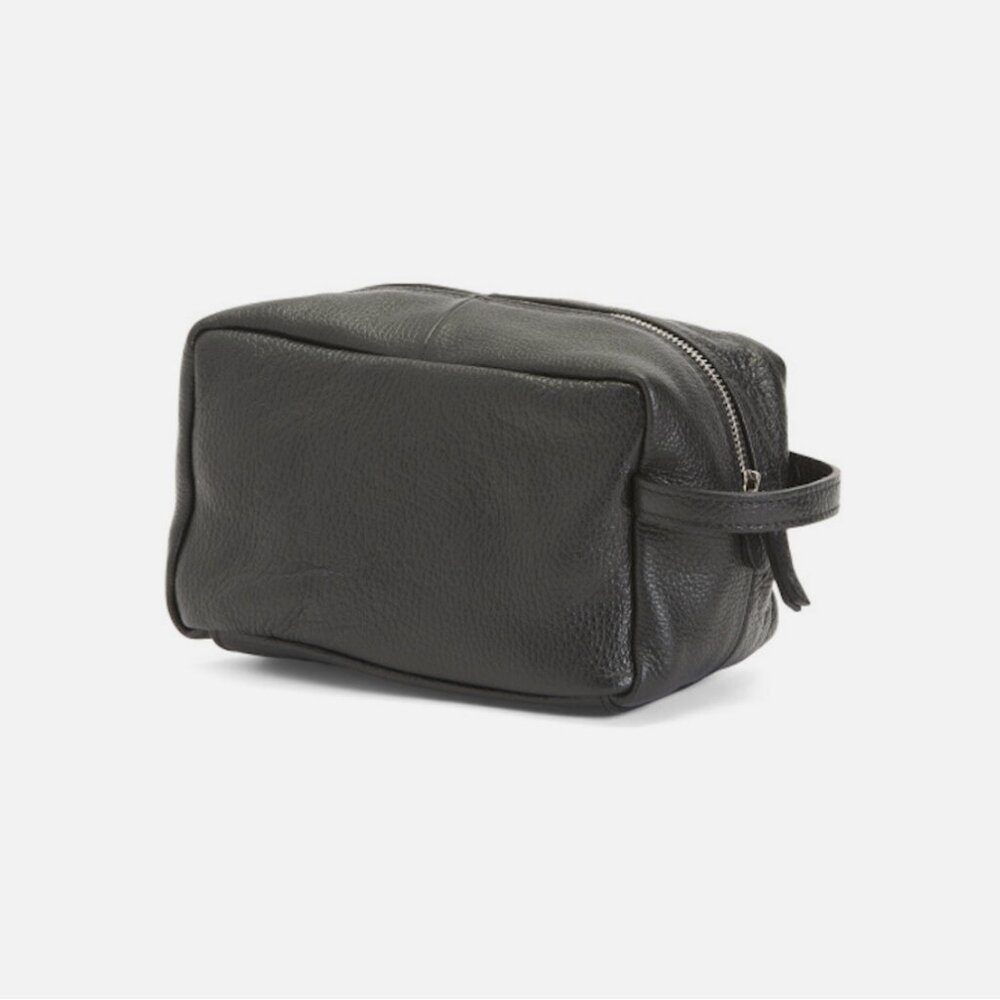 Valentina Toiletry Bag Dopp Kit Leather - Picture 2 of 4